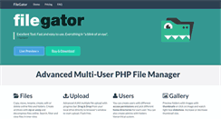 Desktop Screenshot of file-gator.com
